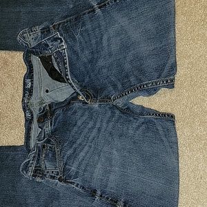 Mens retro wrangler jeans slim boot